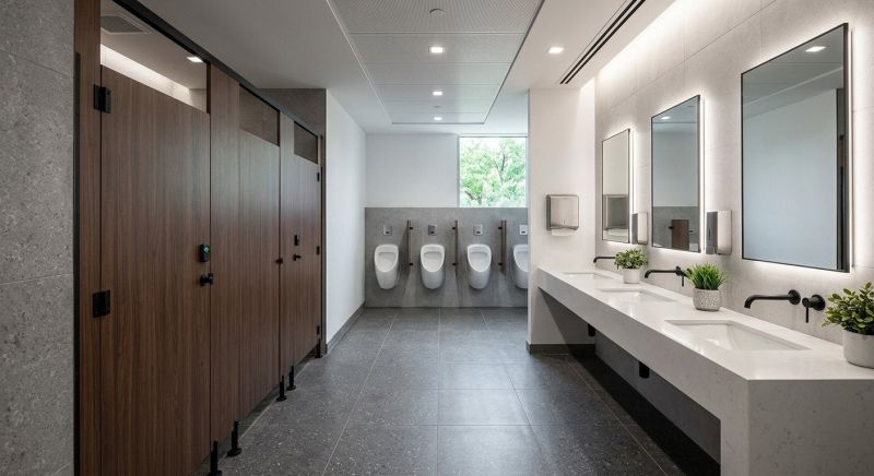 Office Restroom Renovation in Denver County, CO